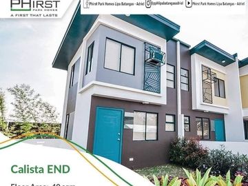 For Sale: Fully Finished End Unit at PHirst Park Homes Lipa City, Batangas