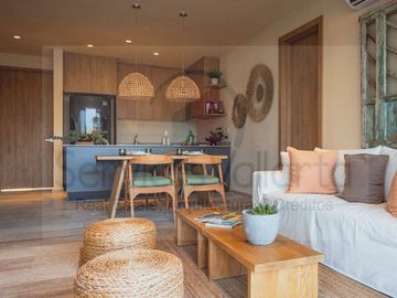 VENDO DEPARTAMENTO CON ALBERCA Y JARDINES EN BAHIA DE BANDERAS, NAYARIT
