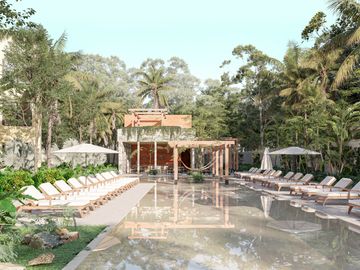 VENDO DEPARTAMENTO CON ALBERCA Y JARDINES EN BAHIA DE BANDERAS, NAYARIT