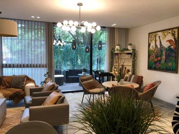 DEPARTAMENTO VENTA ESTILO CONTEMPORANEO DE TRES RECAMARAS Y TRES TERRAZAS, EXCELENTE UBICACION EN POLANCO