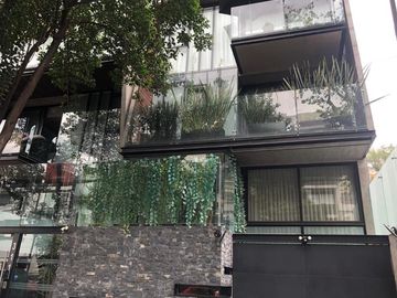 DEPARTAMENTO VENTA ESTILO CONTEMPORANEO DE TRES RECAMARAS Y TRES TERRAZAS, EXCELENTE UBICACION EN POLANCO