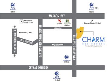 LOWEST PRICE! SMDC Charm Residences Rent to Own Ready for Occupancy 2 Bedroom Condo for Sale in Cainta Rizal