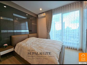 Special discount Supalai Lite Ratchada-Narathiwat-Sathorn (34.55 sq m.) 1 bedroom, 1 bathroom, near BRT Chan Road