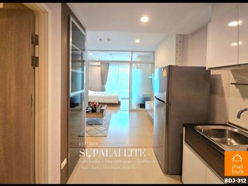 Special discount Supalai Lite Ratchada-Narathiwat-Sathorn (34.55 sq m.) 1 bedroom, 1 bathroom, near BRT Chan Road