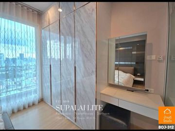 Special discount Supalai Lite Ratchada-Narathiwat-Sathorn (34.55 sq m.) 1 bedroom, 1 bathroom, near BRT Chan Road