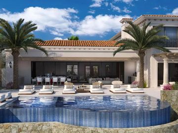 Casa con jardín y alberca privada, spa, pre-construcción,  Corredor Turístico, venta, San José del Cabo.