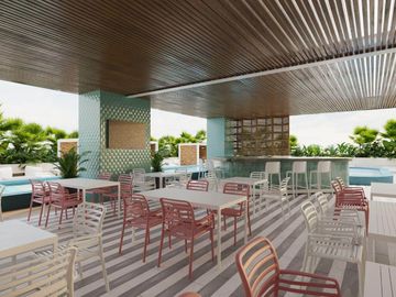 Condominio con terraza alberca, Wet bar y jacuzzi, en venta, Quinta Avenida, Playa del Carmen.