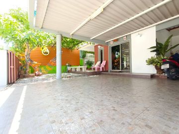 #Twin house for sale, 2 floors #beautiful garden, cool corner #Family Village, Na Pa, Chonburi