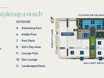 STUDIO UNIT WITH BALCONY IN ASTELA CIRCUIT MAKATI