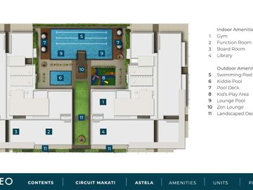 STUDIO UNIT WITH BALCONY IN ASTELA CIRCUIT MAKATI