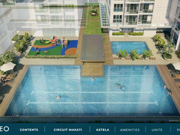 STUDIO UNIT WITH BALCONY IN ASTELA CIRCUIT MAKATI
