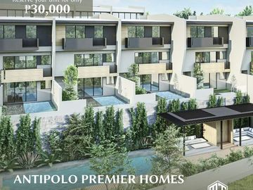 Luxury Townhouse Living in Antipolo – Near Entrance, South-Facing, & Priced to Sell! 3-Bedroom w/3T&B 2-Car Garage 2-Storey Ahanna Residences! 30K RF