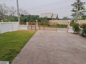 New 2-storey house for sale, spacious interior, Saraphi District, Chiang Mai