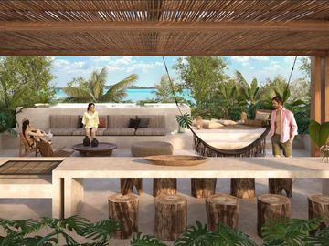 PENTHOUSE EN BACALAR EN EXCLUSIVO PROYECTO!! RODEADO DE NATURALEZA.