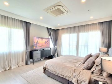 ● Luxury Style ● Single house 2 storey | 4 Beds 82 sq.w. 308 sq.m. | The Palm Krungthep Kreetha-Wongwaen | Near ARL Lat Krabang 13 mins, Suvarnabhumi