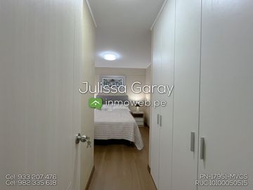 Alquiler! Bello y 100% amoblado dpto 1 dorm 38.5m2 piso 14 con estacionamiento en Jesús María!!
