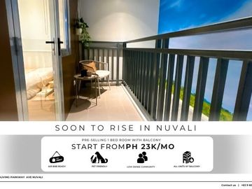 Pre Selling Mid Rise 1 Bed Room Condo with Balcony in Sta Rosa Laguna