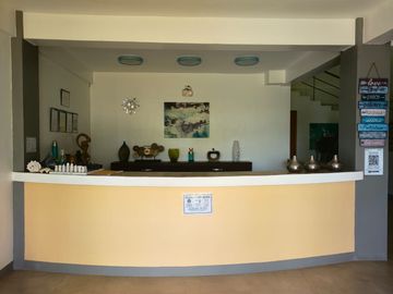 Beach & Dive Resort located on a beautiful white sand beach on Alad Island in the province of Romblon, Philippines.