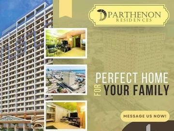 ALMOST READY FOR OCCUPANCY 1 BEDROOM CONDO UNITS AT PARTHENON RESIDENCES ACROSS ROBINSON'S GALLERIA, CEBU CITY