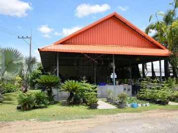 For sale. Land with a garden house, good atmosphere, San Pa Tong District, Chiang Mai.