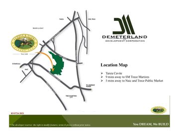 For Sale House and Lot (Pre-selling) at Saddle & Clubs Leisure Park(Demeterland Project) DELMAR PROMENADE & BELMONT RESIDENCES
