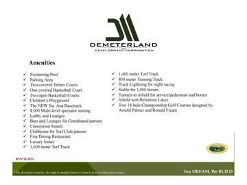 For Sale House and Lot (Pre-selling) at Saddle & Clubs Leisure Park(Demeterland Project) DELMAR PROMENADE & BELMONT RESIDENCES