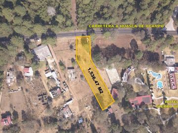 Lote en Propiedad Sobre Carretera, Huasca de Ocampo, Hgo