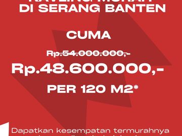 Tanah Kavling Murah Fasilitas Mewah Bisa Dicicil Di Palima Serang