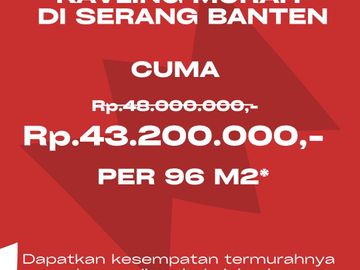 Tanah Kavling Murah Fasilitas Mewah Bisa Dicicil Di Palima Serang