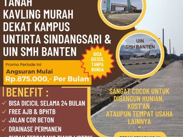 Tanah Kavling Murah Fasilitas Mewah Bisa Dicicil Di Palima Serang