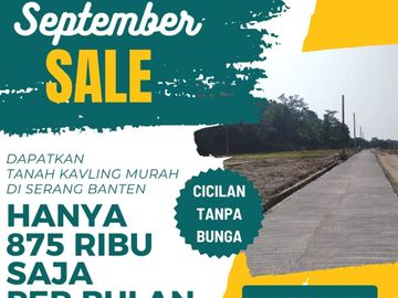 Tanah Kavling Murah Fasilitas Mewah Bisa Dicicil Di Palima Serang
