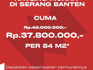 Tanah Kavling Murah Fasilitas Mewah Bisa Dicicil Di Palima Serang