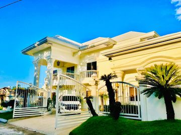 Elegant Corner Lot Mansion House for SALE or RENT with pool in secured Subdivision in Angeles City near CLARK
