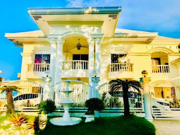 Elegant Corner Lot Mansion House for SALE or RENT with pool in secured Subdivision in Angeles City near CLARK