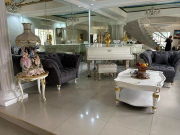 Elegant Corner Lot Mansion House for SALE or RENT with pool in secured Subdivision in Angeles City near CLARK