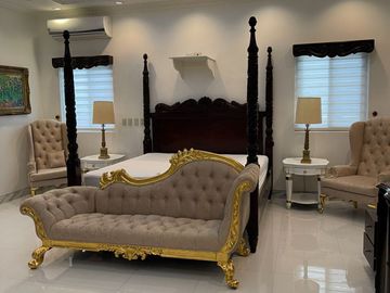 Elegant Corner Lot Mansion House for SALE or RENT with pool in secured Subdivision in Angeles City near CLARK