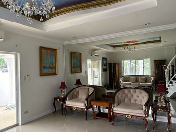 Elegant Corner Lot Mansion House for SALE or RENT with pool in secured Subdivision in Angeles City near CLARK