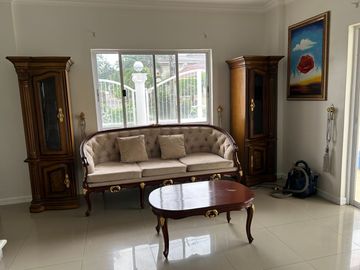Elegant Corner Lot Mansion House for SALE or RENT with pool in secured Subdivision in Angeles City near CLARK