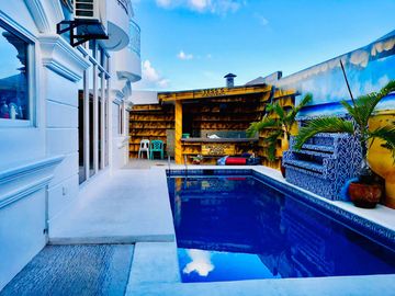 Elegant Corner Lot Mansion House for SALE or RENT with pool in secured Subdivision in Angeles City near CLARK