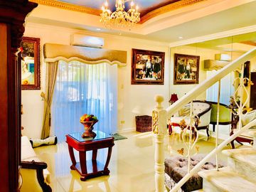 Elegant Corner Lot Mansion House for SALE or RENT with pool in secured Subdivision in Angeles City near CLARK