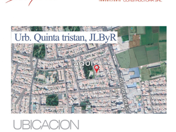 PRE VENTA DEPARTAMENTO, URB. QUINTA TRISTAN, JOSE LUIS BUSTAMANTE Y RIVERO
