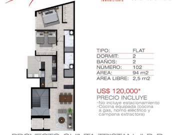 PRE VENTA DEPARTAMENTO, URB. QUINTA TRISTAN, JOSE LUIS BUSTAMANTE Y RIVERO