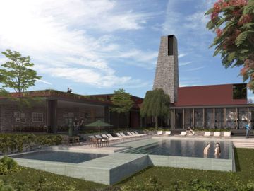 Departamento con jardín, y jacuzzi privado, Terraza, venta, la Lejona, San Miguel de Allende