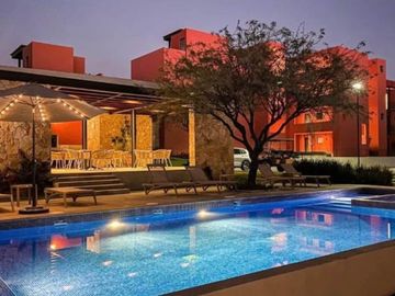 Departamento con jardín, y jacuzzi privado, Terraza, venta, la Lejona, San Miguel de Allende