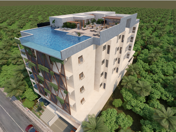 DEPARTAMENTOS EN VENTA DE 3 HABITACIONES EN PLAYA DEL CARMEN A MEDIA CUADRA DE ZONA COMERCIAL