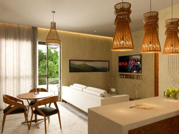 DEPARTAMENTOS EN VENTA DE 3 HABITACIONES EN PLAYA DEL CARMEN A MEDIA CUADRA DE ZONA COMERCIAL