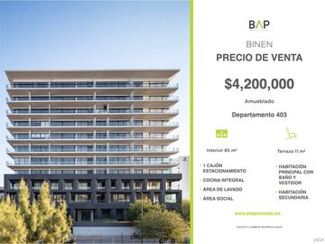 Departamento en Venta en Binen