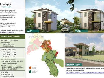 Avida Verra Vermosa 3 bedroom House and Lot Daang Hari Cavite near Alabang