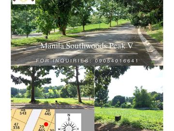 445 sq.m. Lot for Sale at Manila Southwoods Peak V