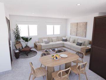 Venta de Departamento en Ciudad Mayakoba con Alberca
